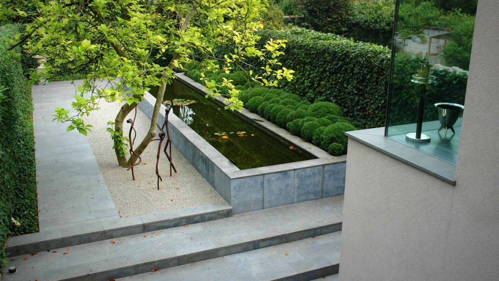 Private garden in Aalst